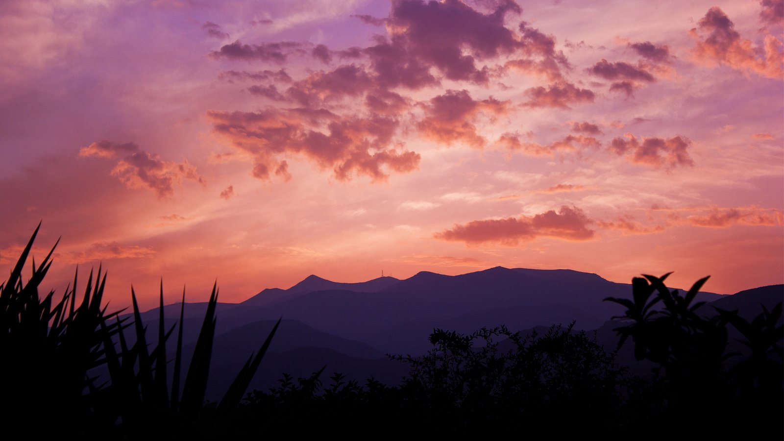 Обои горы, закат, испания, mountains, sunset, spain разрешение 2560x1600 Загрузить