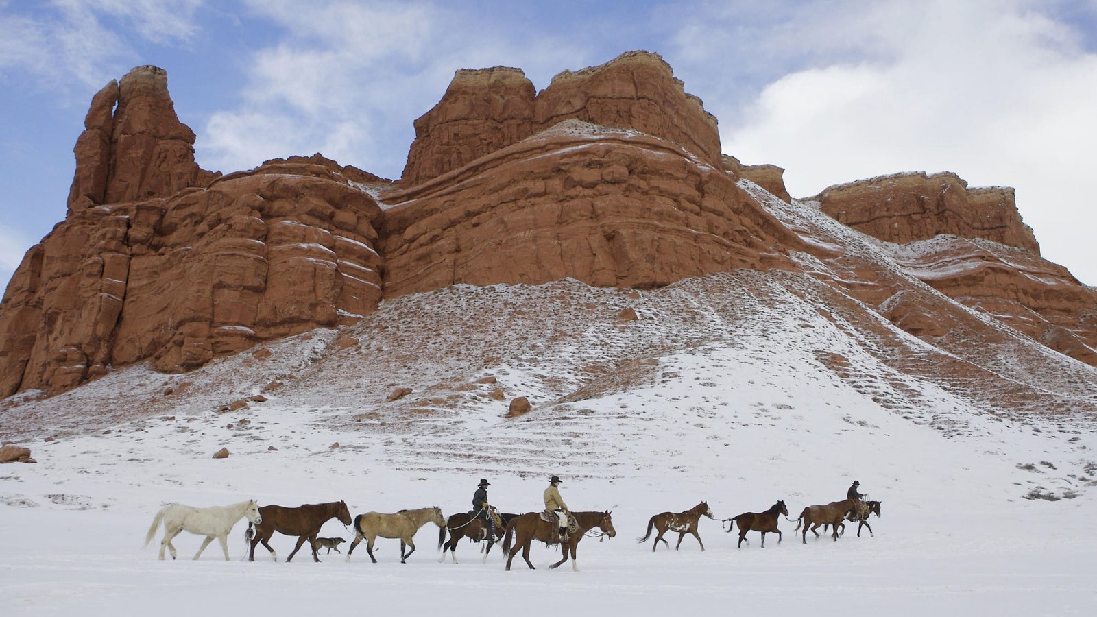 Обои скалы, снег, ковбои, rocks, snow, cowboys разрешение 2000x1333 Загрузить