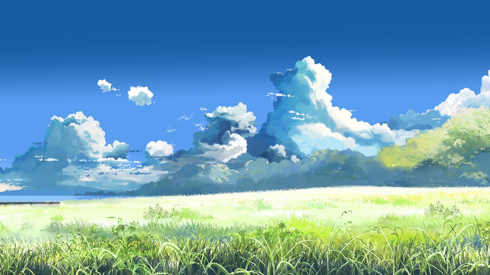 Обои лето, макото синкай, за облаками, summer, makoto xingkai, the clouds разрешение 1920x1200 Загрузить