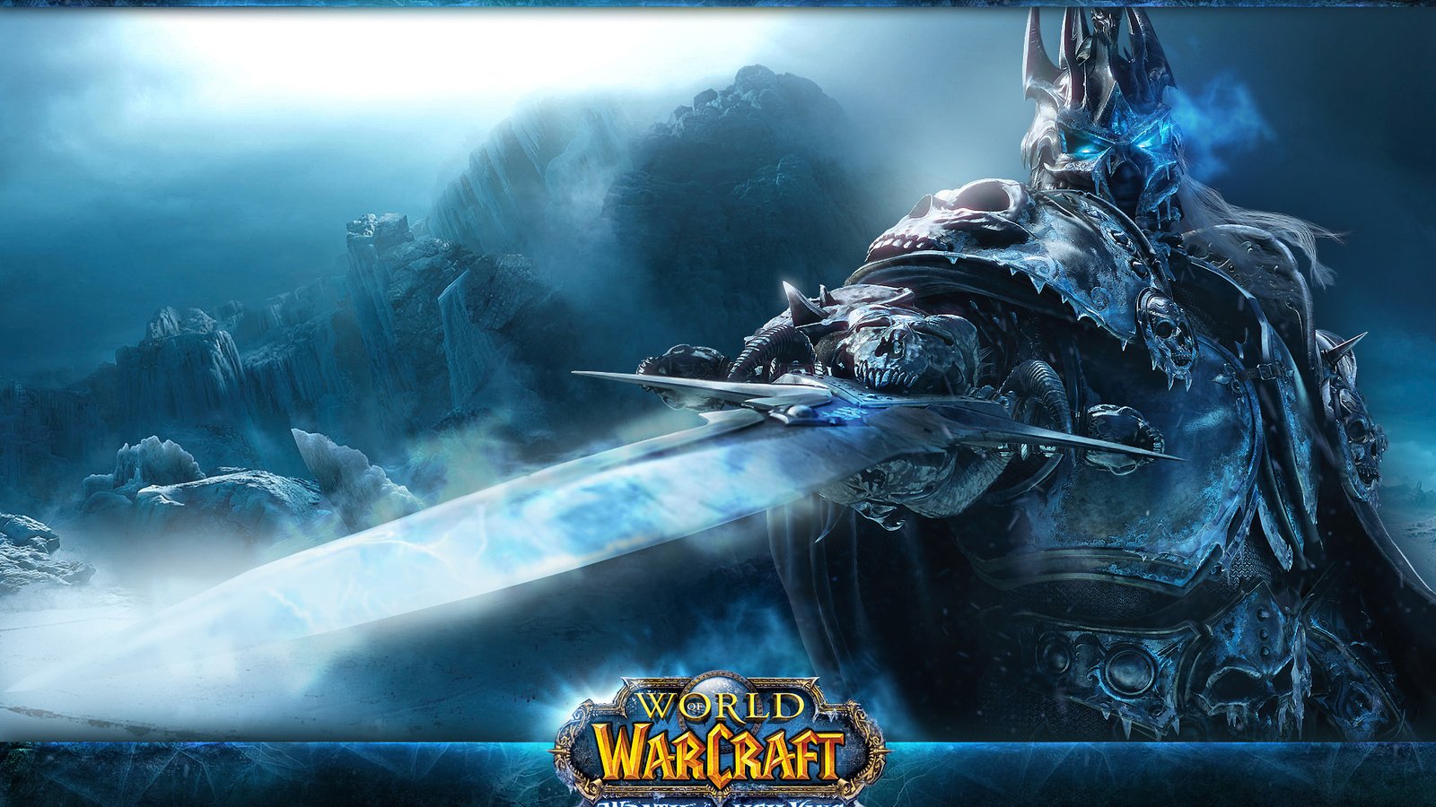 Скачать обои мир варкрафта, король лич, ух, world of warcraft, lich king  разрешение 1600x900 #15281