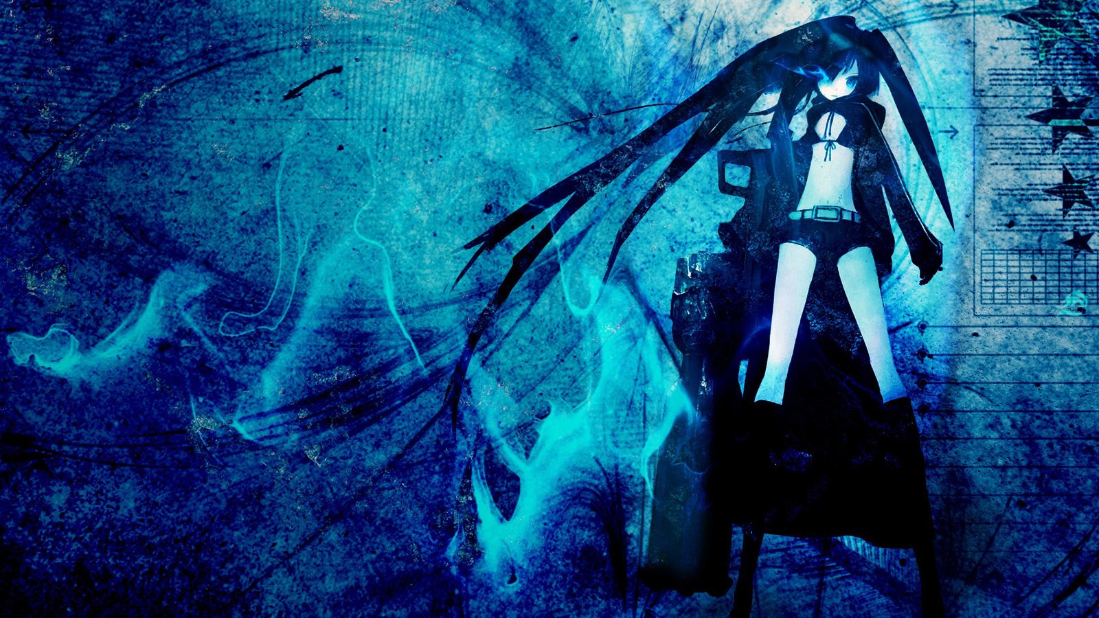 Обои black rock shooter разрешение 1920x1200 Загрузить