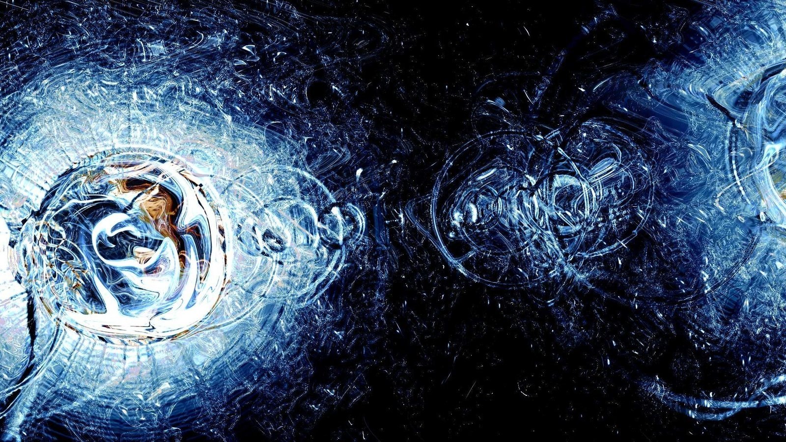 Обои вода, отражение, брызги, круги, water, reflection, squirt, circles разрешение 2560x1024 Загрузить