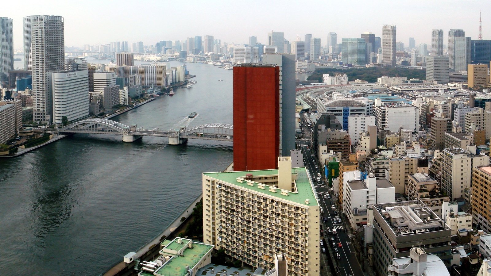 Обои мост, япония, токио, bridge, japan, tokyo разрешение 4143x2103 Загрузить