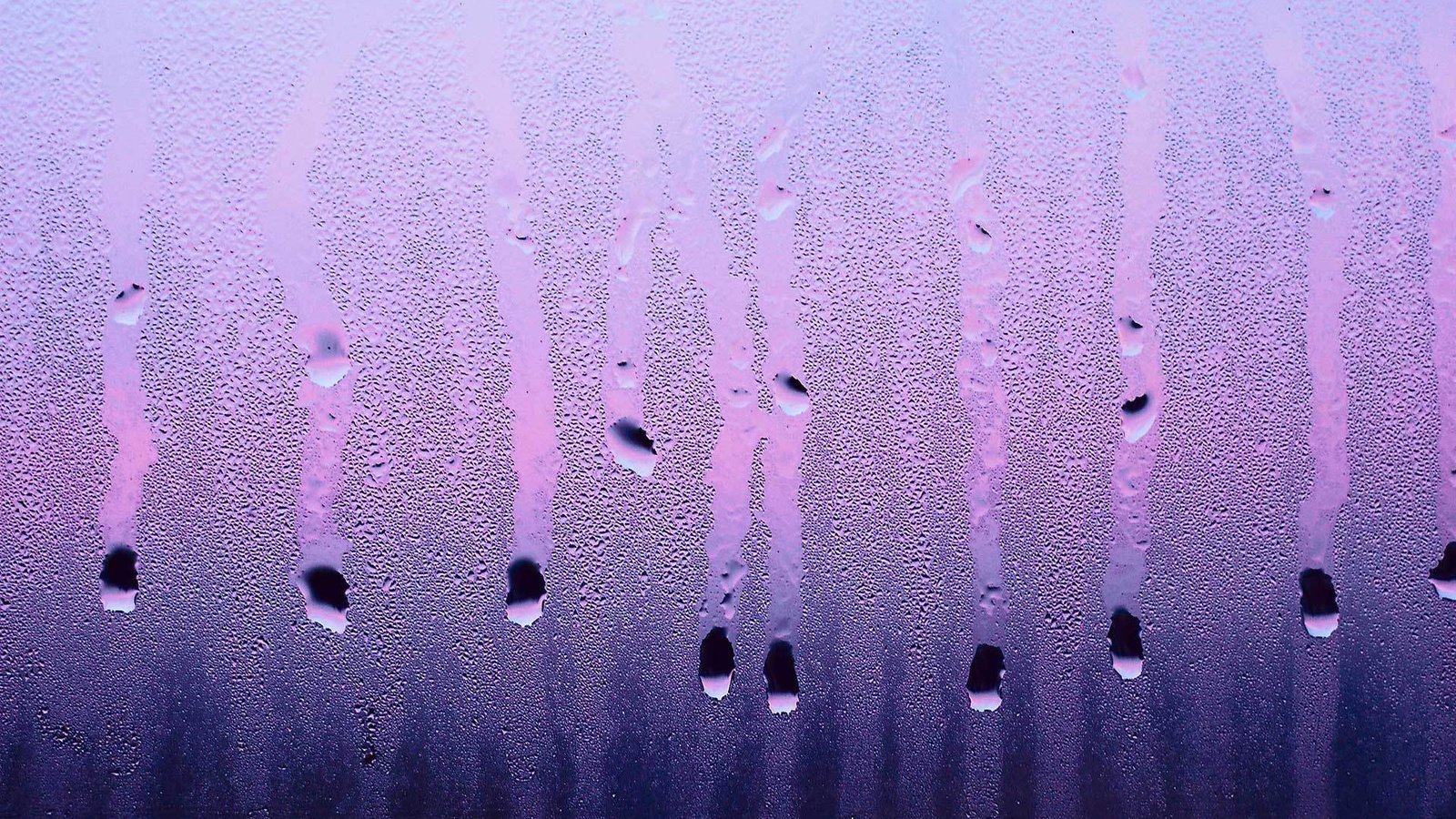 Обои вода, текстура, фон, капли, цвет, фиолетовый, стекло, water, texture, background, drops, color, purple, glass разрешение 1920x1200 Загрузить