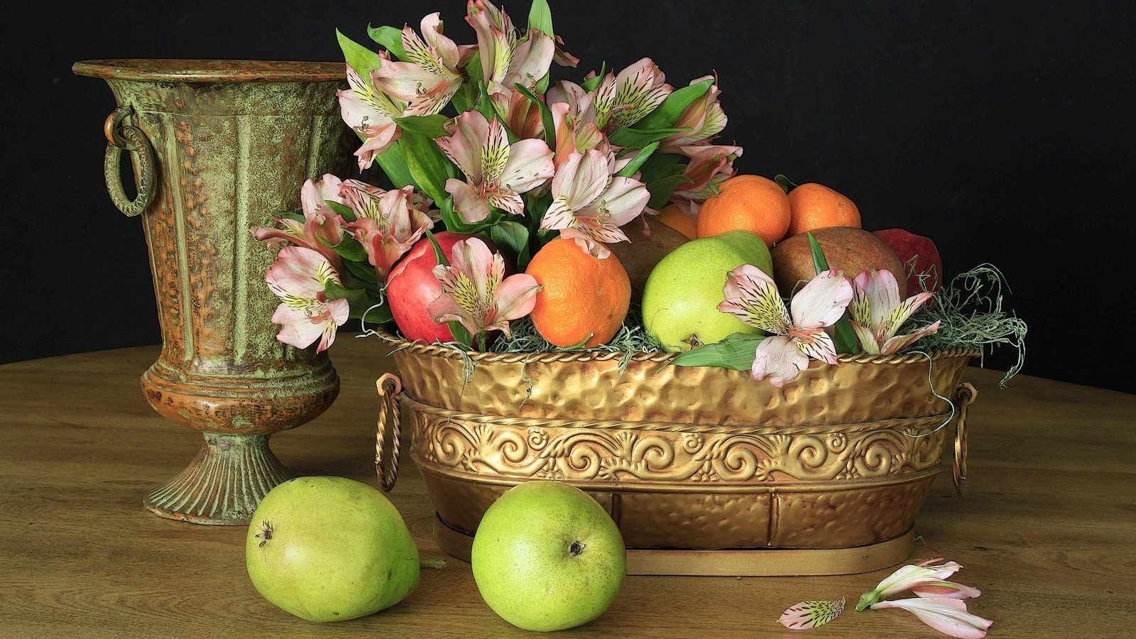 натюрморт груши ваза still life pears vase скачать