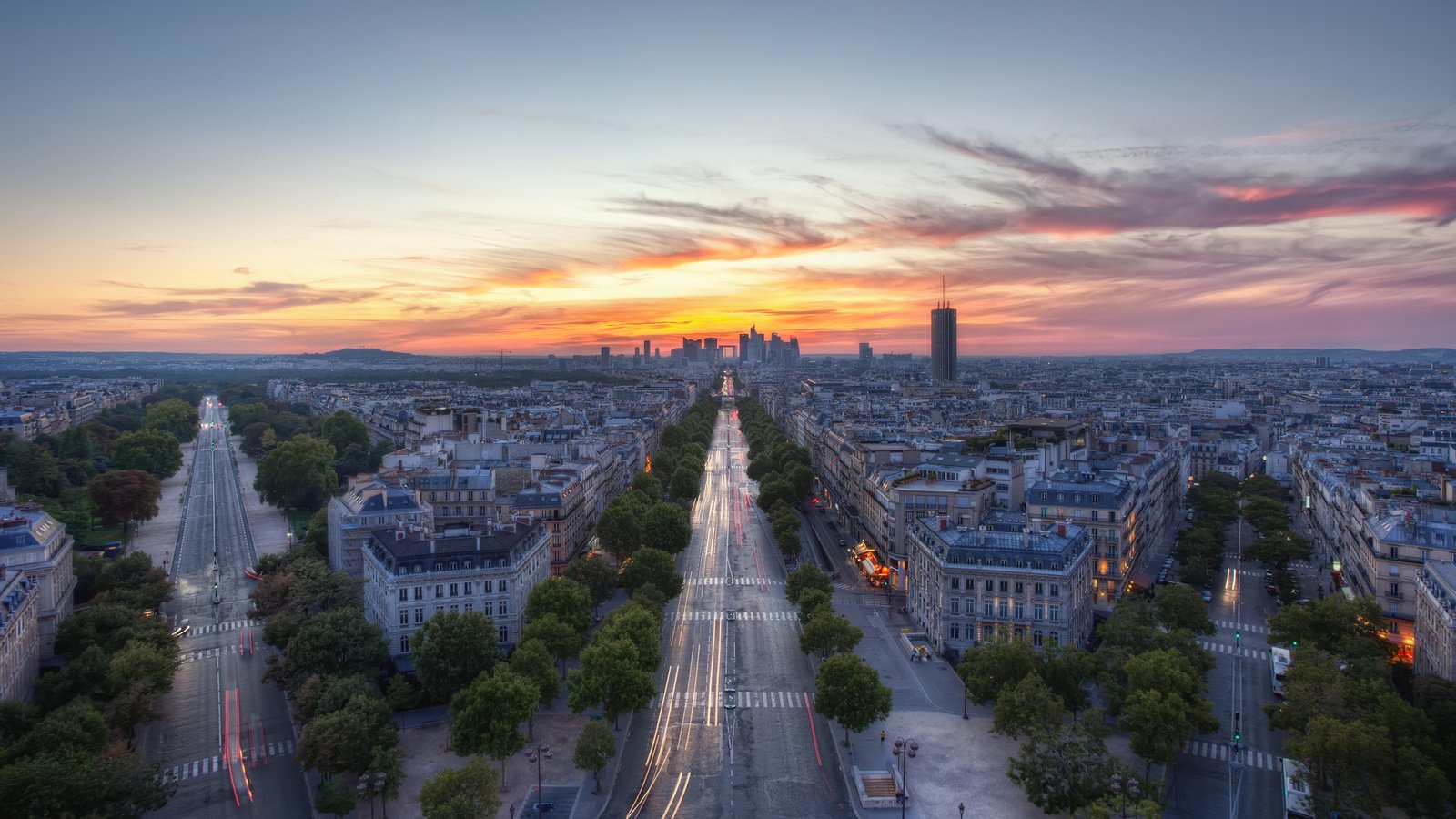 Обои париж, франция, вид с триумфальной арки, paris, france, the view from the arc de triomphe разрешение 2048x1365 Загрузить