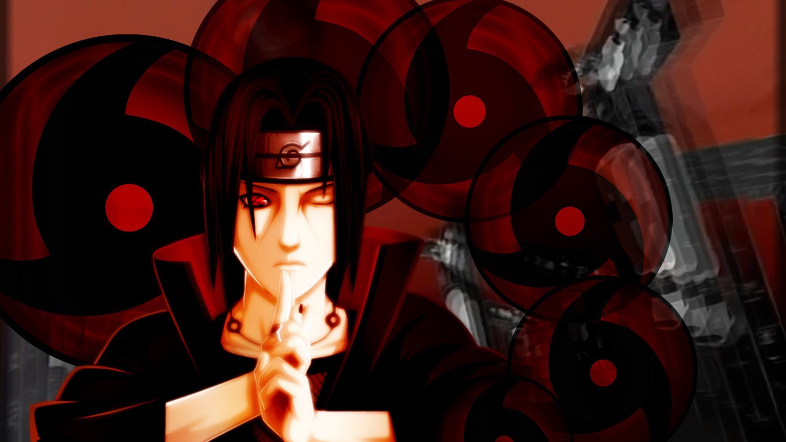 Скачать обои наруто, itachi, uchixa, naruto разрешение 1600x900 #51658