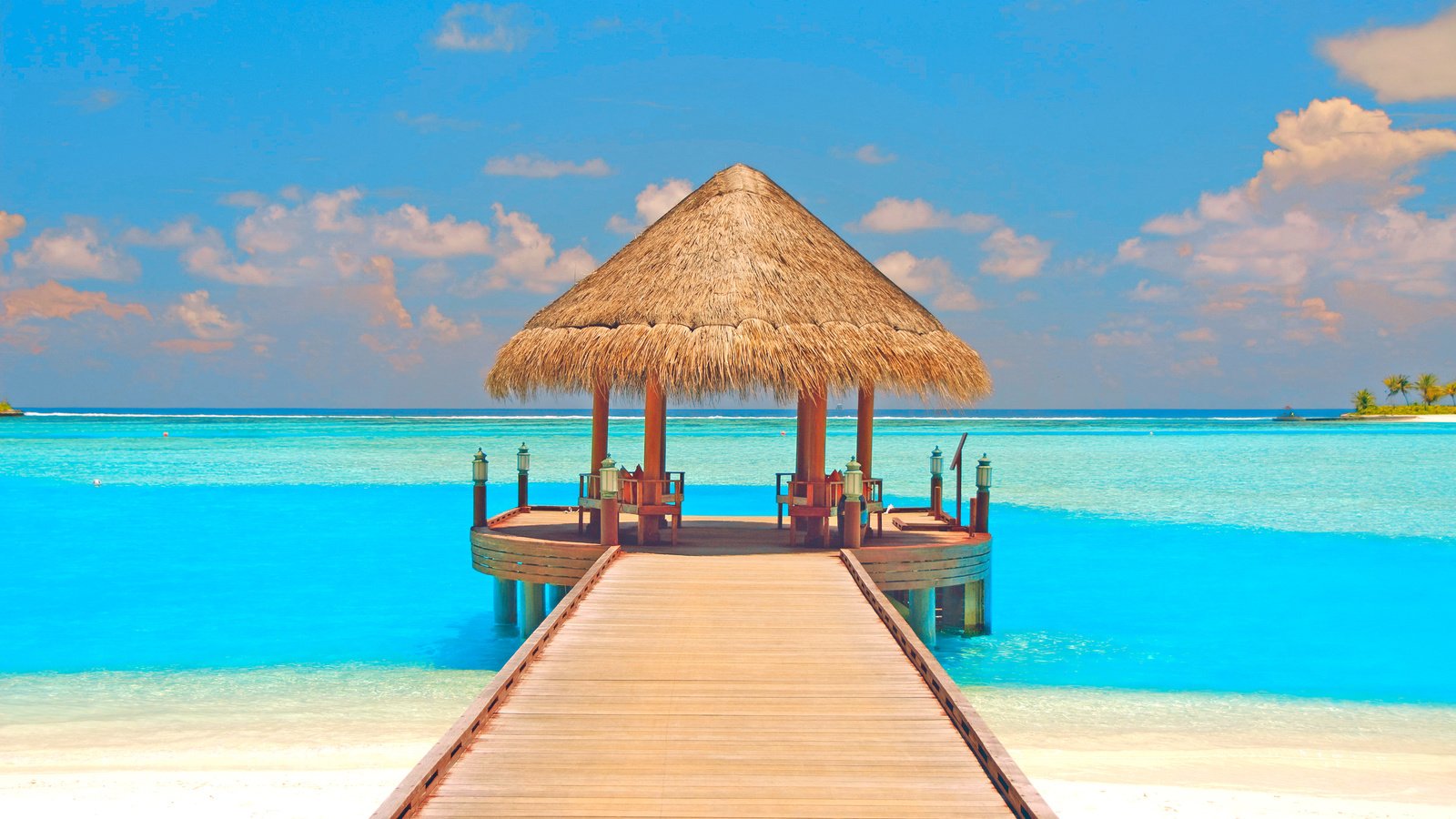 Обои пляж, тропики, мальдивы, beach, tropics, the maldives разрешение 4000x2591 Загрузить