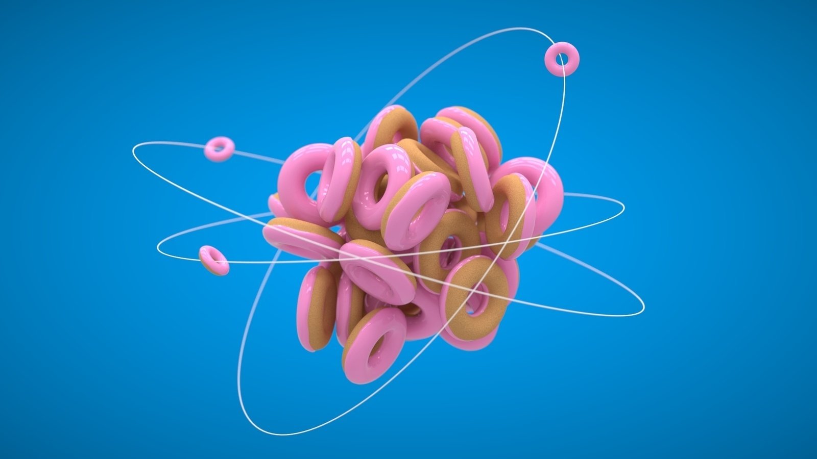 Обои 3д, молекула, 3d, molecule разрешение 1920x1080 Загрузить