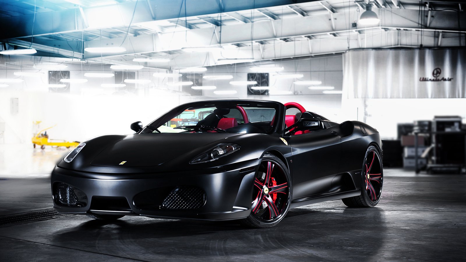 Обои гараж, тюнинг, суперкар, ferrari f430 spider, garage, tuning, supercar разрешение 1920x1080 Загрузить