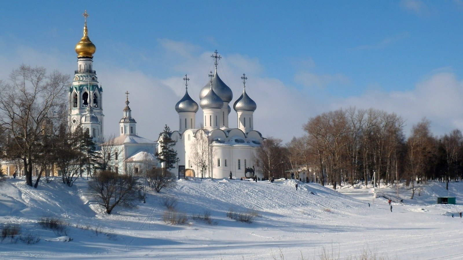 Обои церковь в вологде, church in vologda разрешение 2560x1440 Загрузить