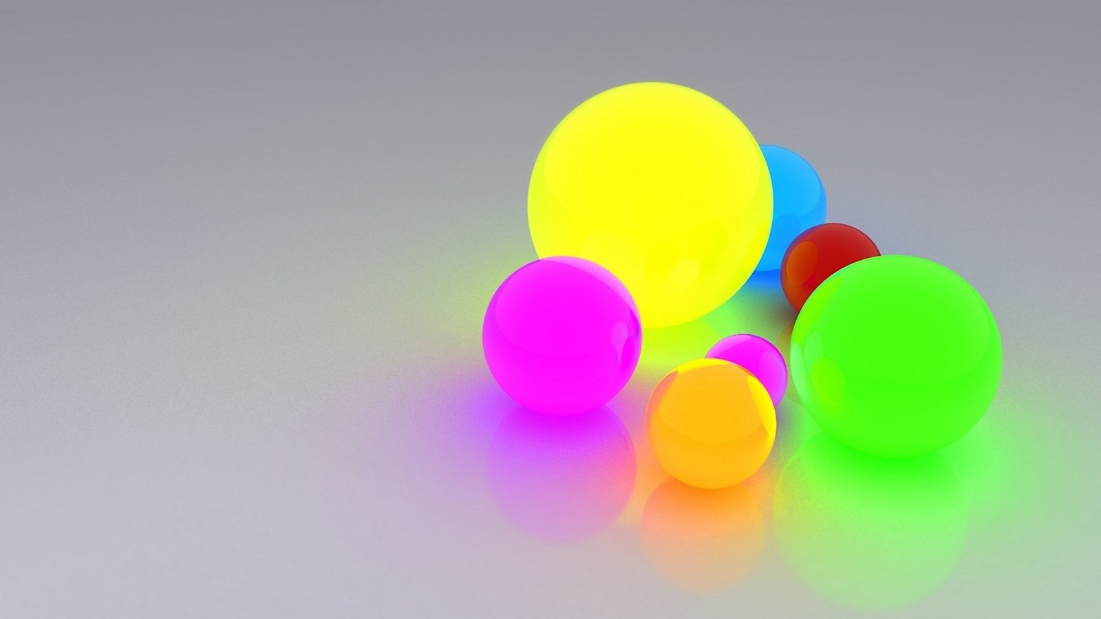 Обои светящиеся шары, glowing orbs разрешение 1920x1080 Загрузить