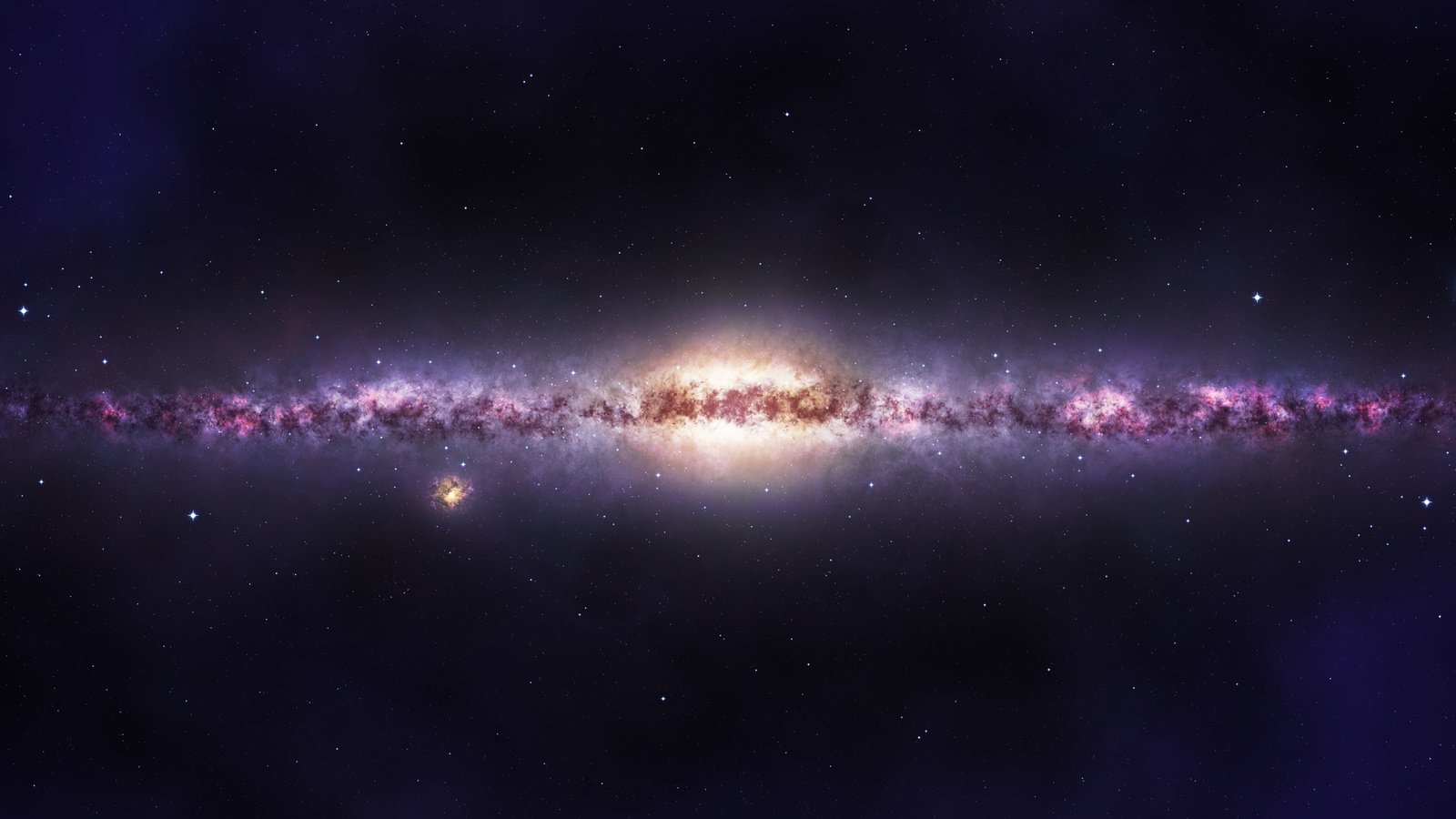 Обои галактика, млечный путь, milky way, galaxy, the milky way разрешение 1920x1080 Загрузить