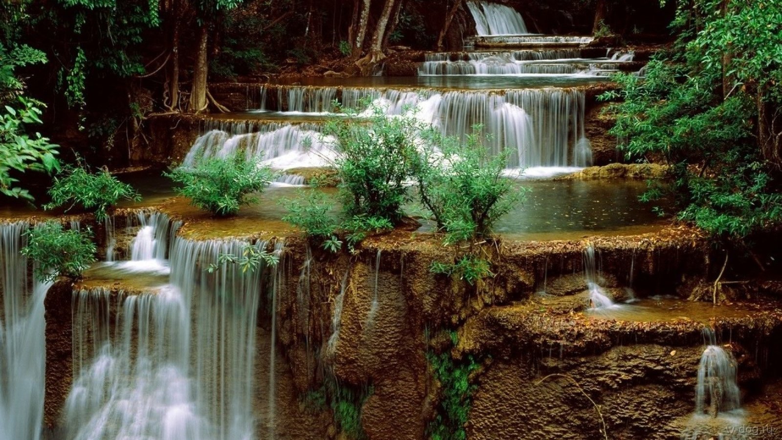 Обои водопад, waterfall разрешение 1920x1080 Загрузить