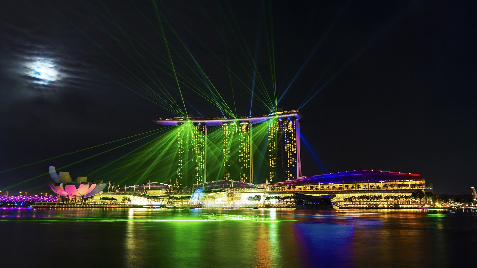 Сингапур лазерное шоу бесплатно