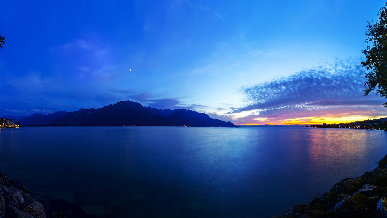 Обои озеро, пейзаж, гора, швейцария, женевское озеро, lake, landscape, mountain, switzerland, lake geneva разрешение 3840x2400 Загрузить