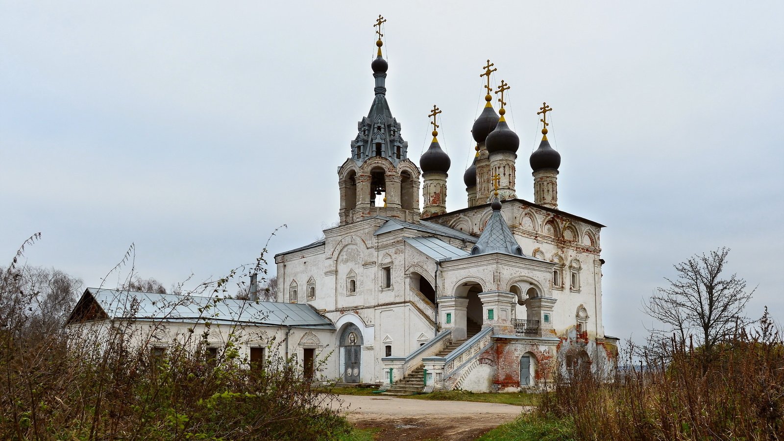 Обои осень, россия, церковь воскресения христова, autumn, russia, church of the resurrection разрешение 2560x1600 Загрузить