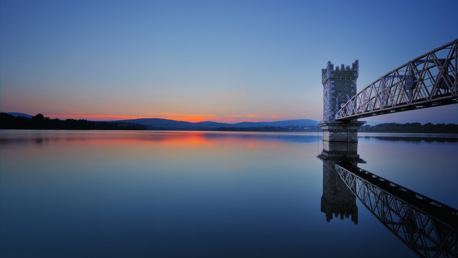 Обои озеро, отражение, утро, мост, lake, reflection, morning, bridge разрешение 2048x1365 Загрузить