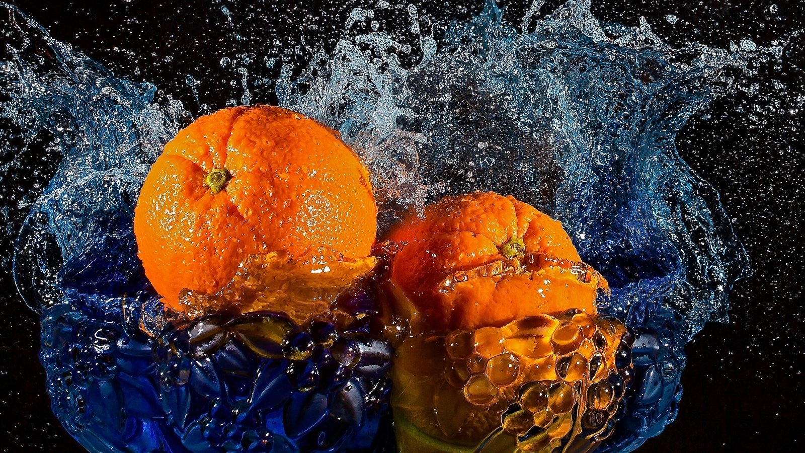 Обои вода, фрукты, апельсины, цитрусы, water, fruit, oranges, citrus разрешение 2048x1293 Загрузить