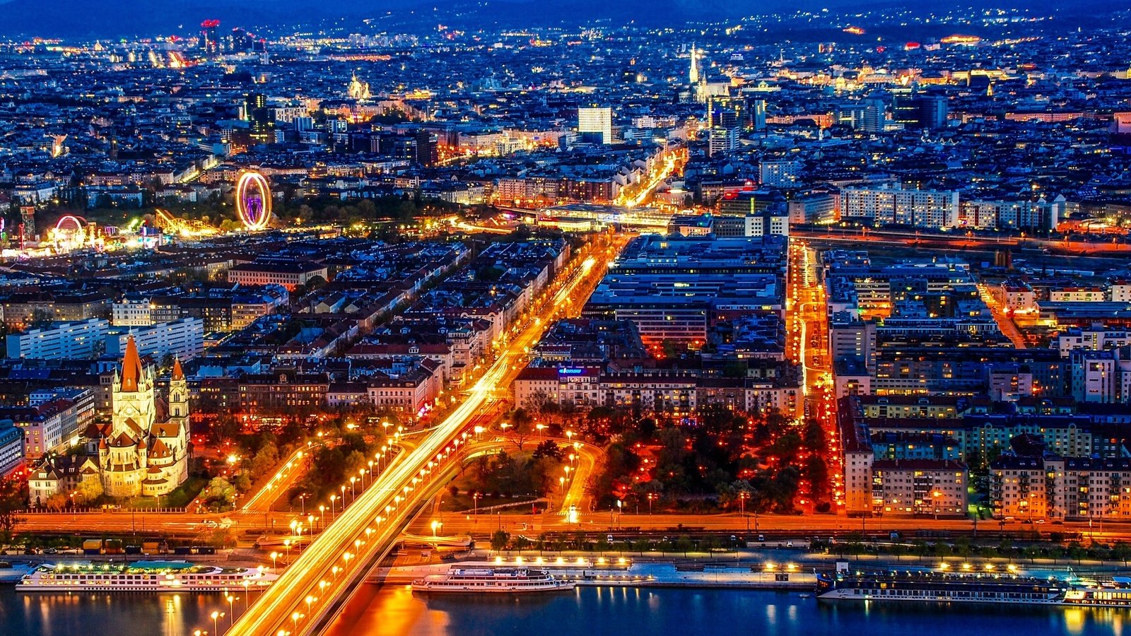 Обои австрия, фотограф, вена, vienna at night, pablo fernández, austria, photographer, vienna разрешение 1920x1280 Загрузить