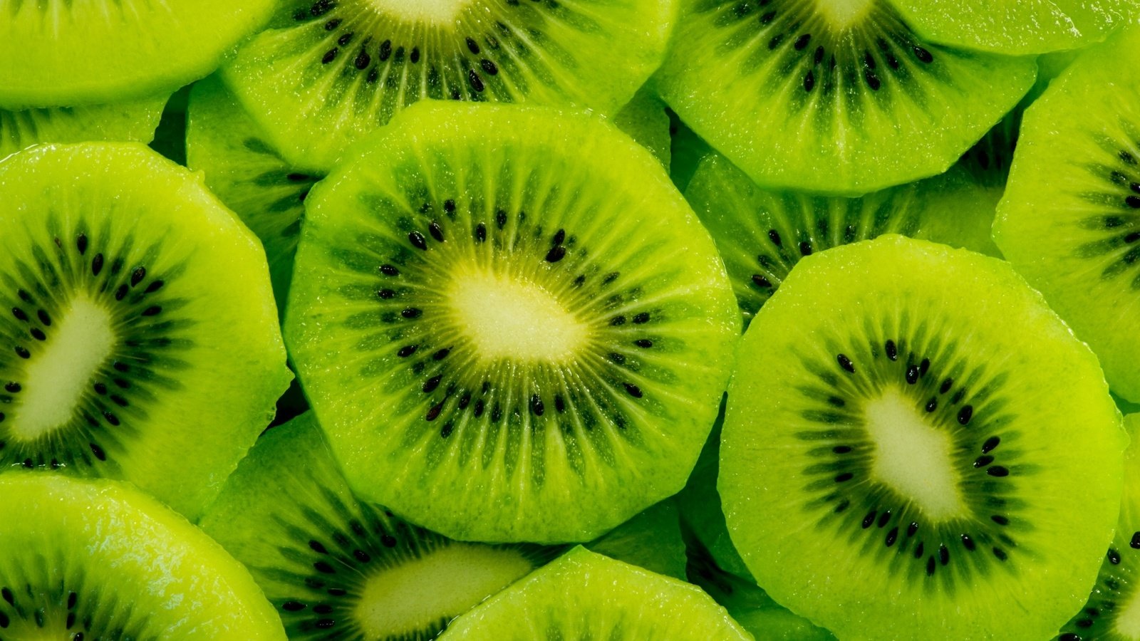 Обои зелёный, макро, фрукты, ломтики, киви, green, macro, fruit, slices, kiwi разрешение 2048x1279 Загрузить