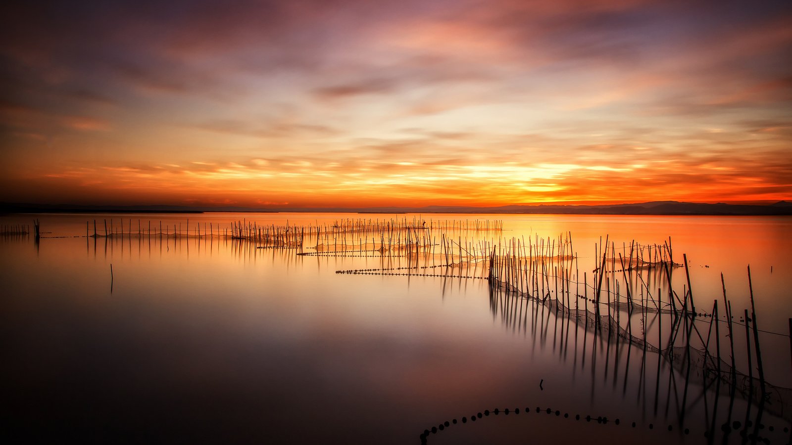 Обои вечер, озеро, природа, закат, the evening, lake, nature, sunset разрешение 2048x1365 Загрузить