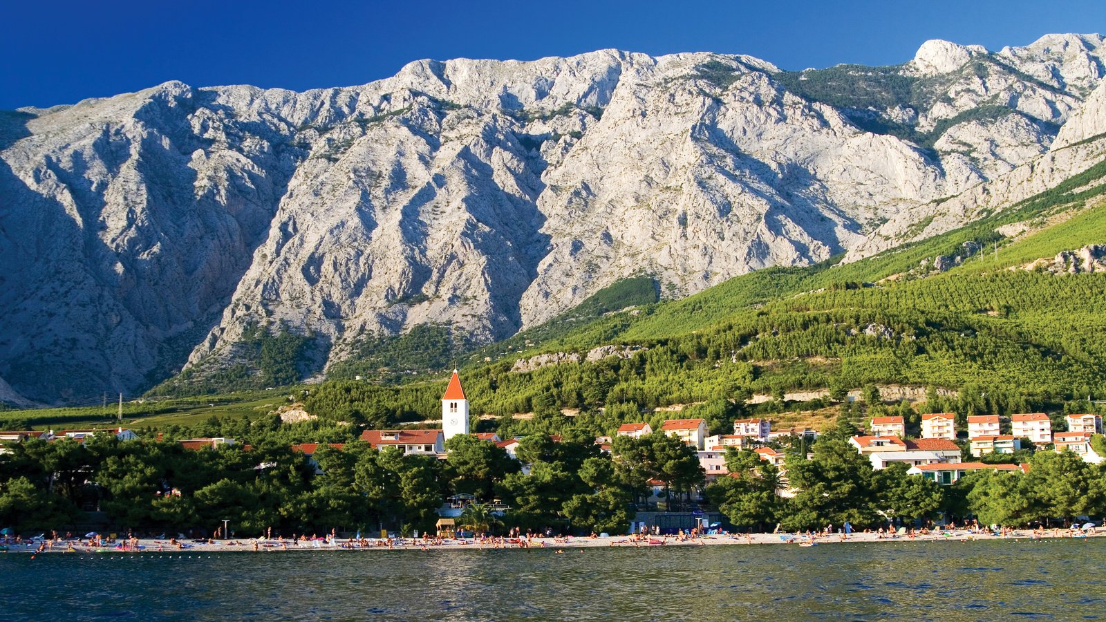 Обои море, побережье, дома, хорватия, промайна, sea, coast, home, croatia, promajna разрешение 3000x2000 Загрузить