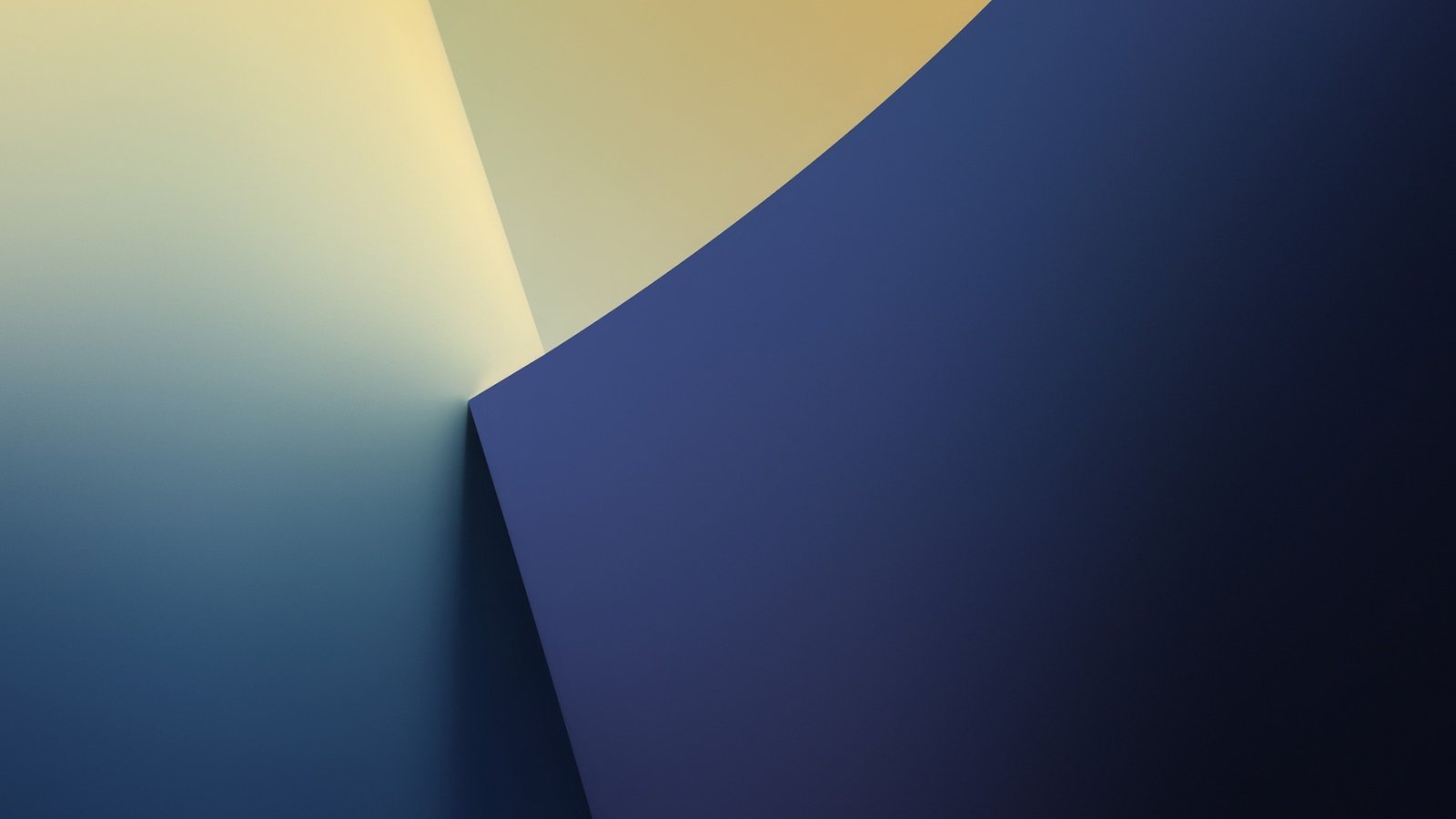 Обои желтый, абстракция, синий, геометрия, расцветка, yellow, abstraction, blue, geometry, colors разрешение 2560x2530 Загрузить