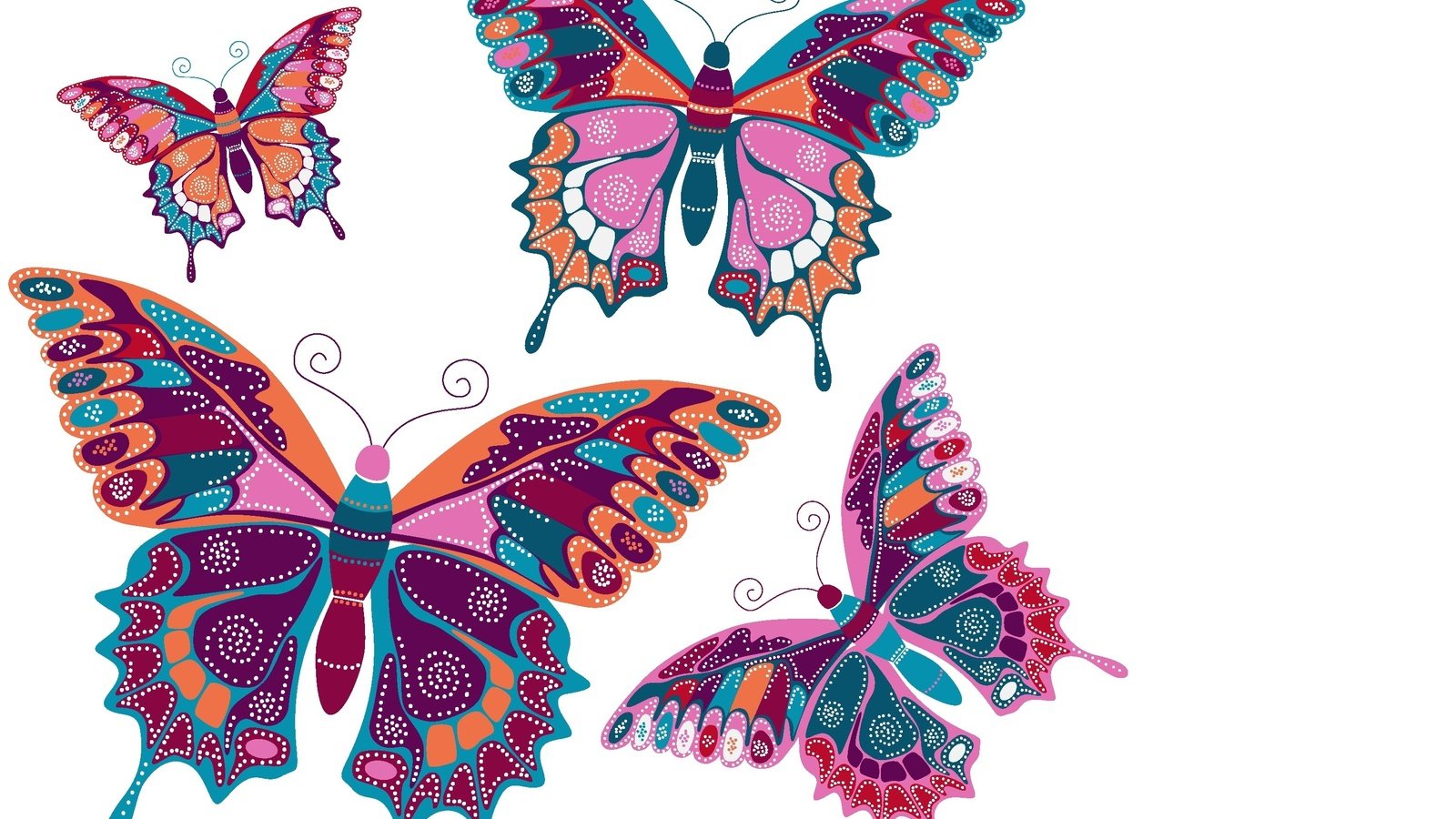 Обои фон, вектор, бабочки, background, vector, butterfly разрешение 3000x2120 Загрузить