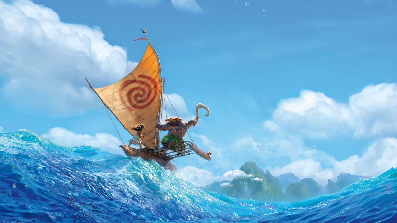 Обои дисней, моана, мауи, disney, moana, maui разрешение 3840x2400 Загрузить