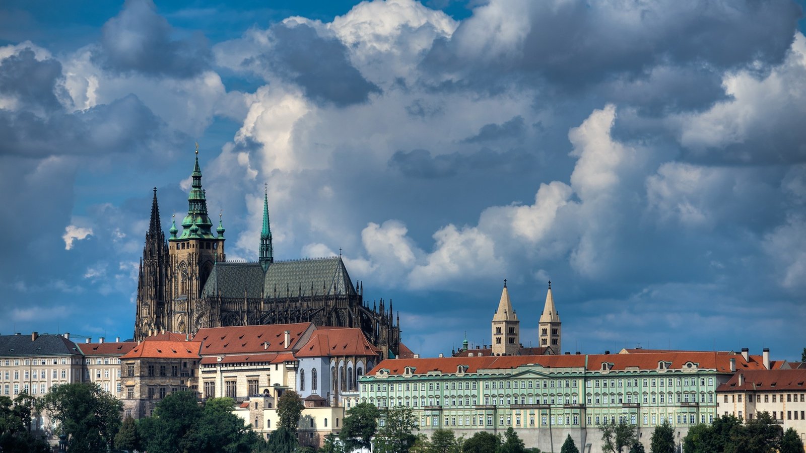 Обои прага, чехия, собор святого вита, пражский град, prague, czech republic, st. vitus cathedral, prague castle разрешение 1920x1220 Загрузить