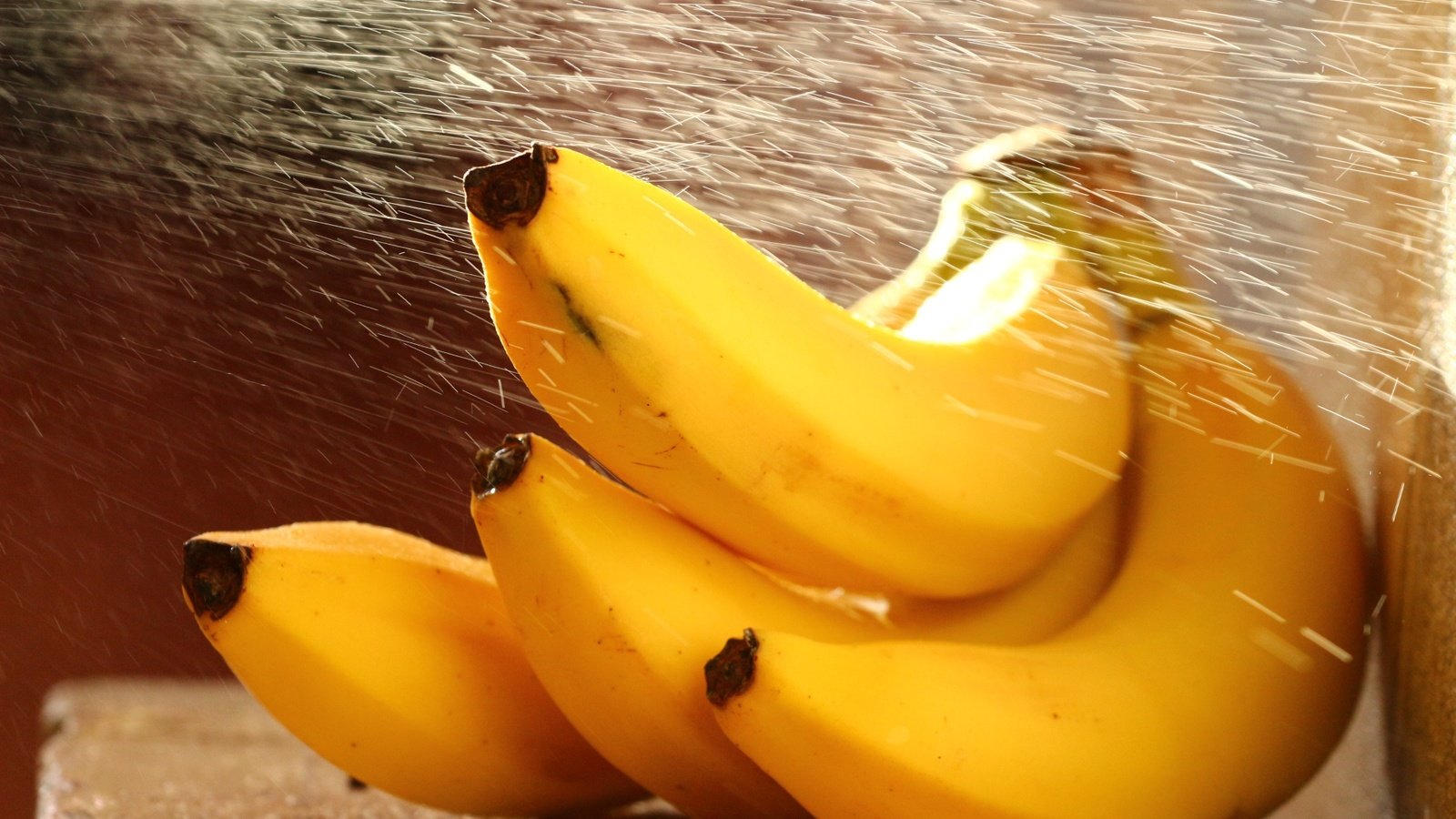 Обои вода, капли, еда, фрукты, банан, бананы, water, drops, food, fruit, banana, bananas разрешение 1920x1280 Загрузить