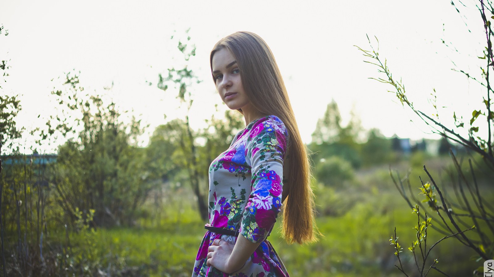 Обои природа, девушка, платье, взгляд, волосы, илья кладь, ilya klad, nature, girl, dress, look, hair, ilya baggage разрешение 4982x3321 Загрузить