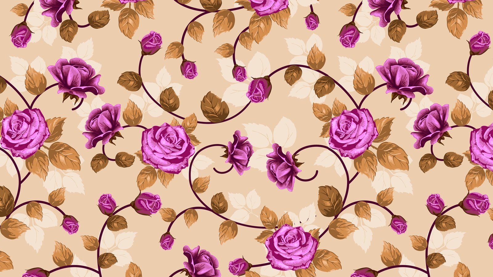 Обои цветы, обои, узор, розы, переплетение, flowers, wallpaper, pattern, roses, weave разрешение 3000x2000 Загрузить