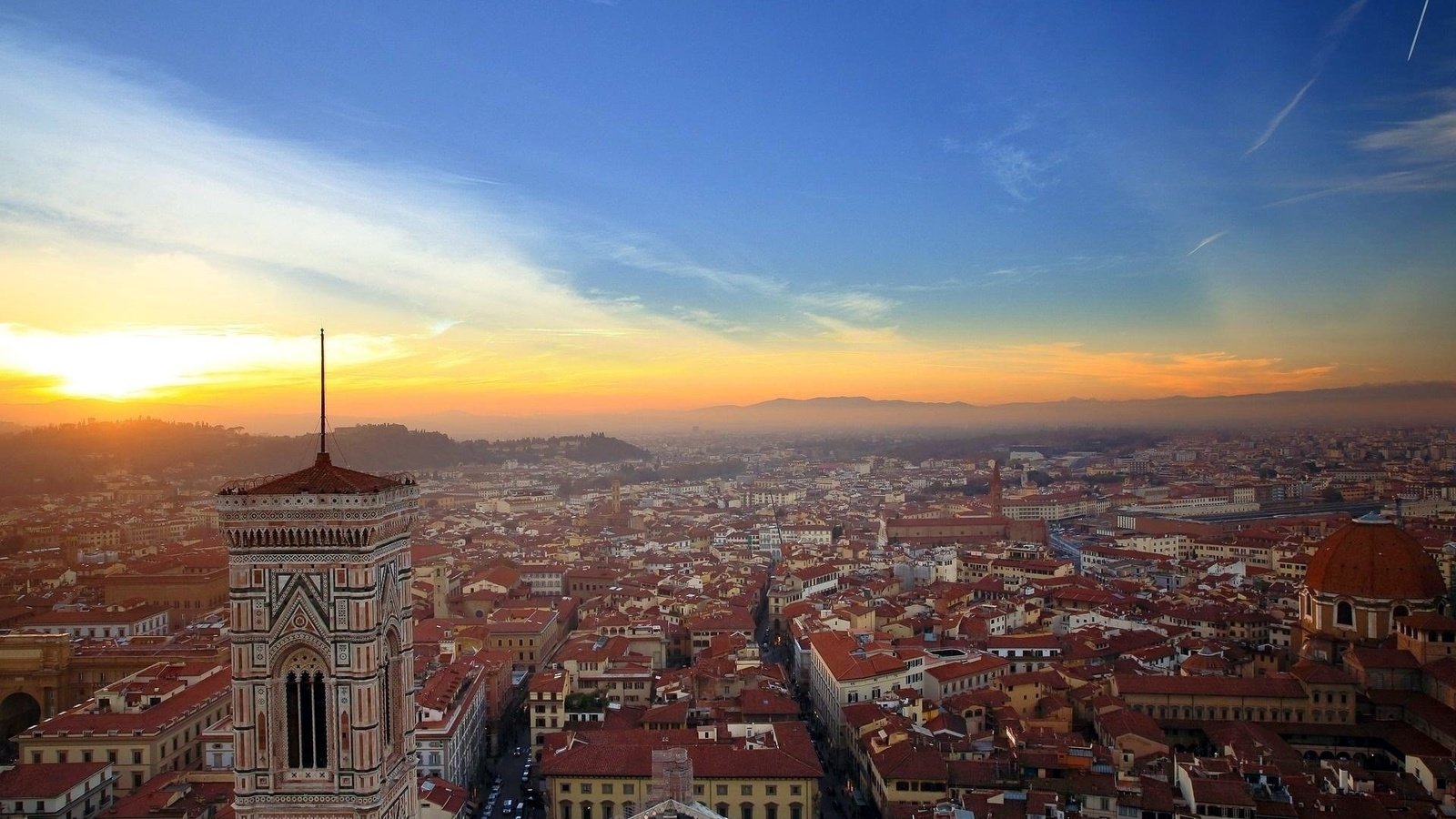 Обои панорама, город, италия, флоренция, panorama, the city, italy, florence разрешение 1920x1260 Загрузить