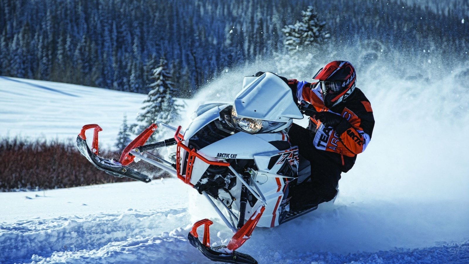 Обои снег, природа, зима, спорт, экстрим, снегоход, snow, nature, winter, sport, extreme, snowmobile разрешение 2400x1600 Загрузить