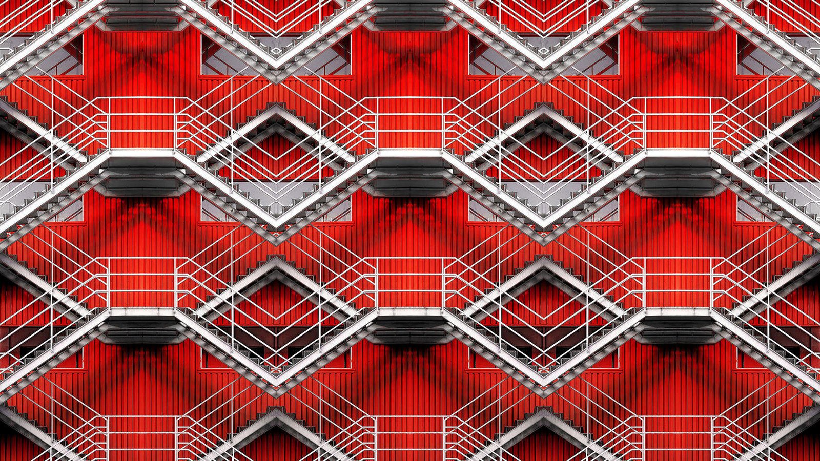 Обои ступеньки, стена, здание, лестницы, фасад, red labyrinth, alfon no, steps, wall, the building, stairs, facade разрешение 1920x1143 Загрузить