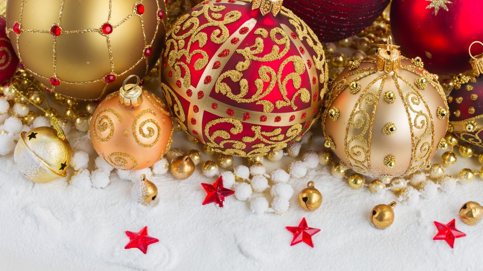 Обои новый год, шары, рождество, елочные игрушки, new year, balls, christmas, christmas decorations разрешение 2880x1800 Загрузить