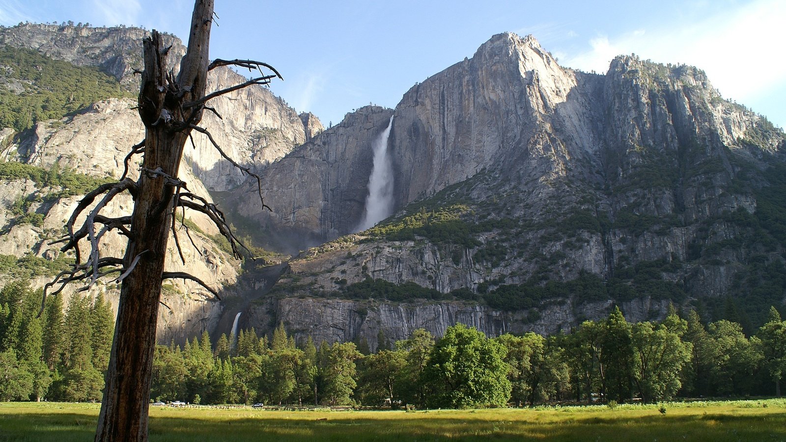 Обои водопад, йосемитский национальный парк, ка­ли­фор­нийс­кая, waterfall, yosemite national park, california разрешение 1920x1080 Загрузить