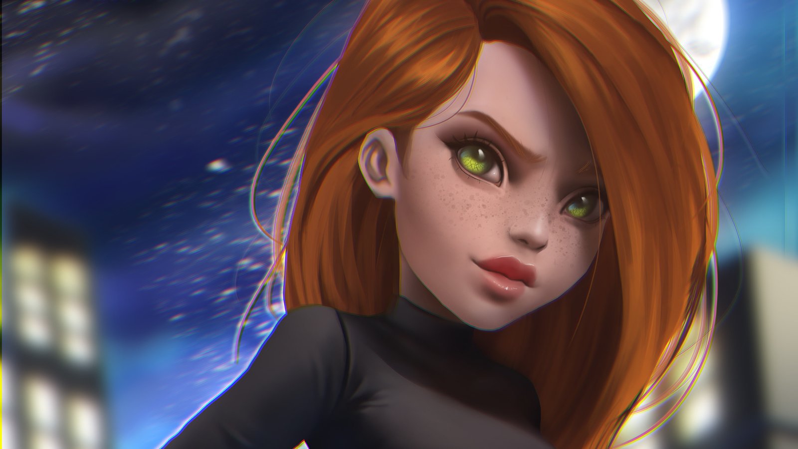 Обои арт, волосы, лицо, цифровое искусство, kim possible, ким, мультсериал, kim possible fanart, ким пять-с-плюсом, art, hair, face, digital art, kim разрешение 2085x1173 Загрузить