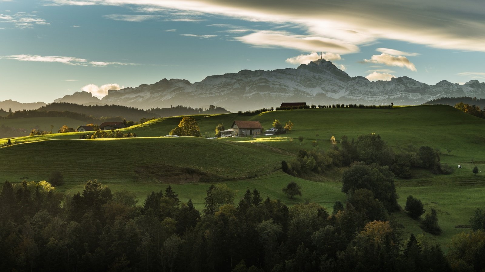 Обои небо, утро, долина, the sky, morning, valley разрешение 2981x1677 Загрузить