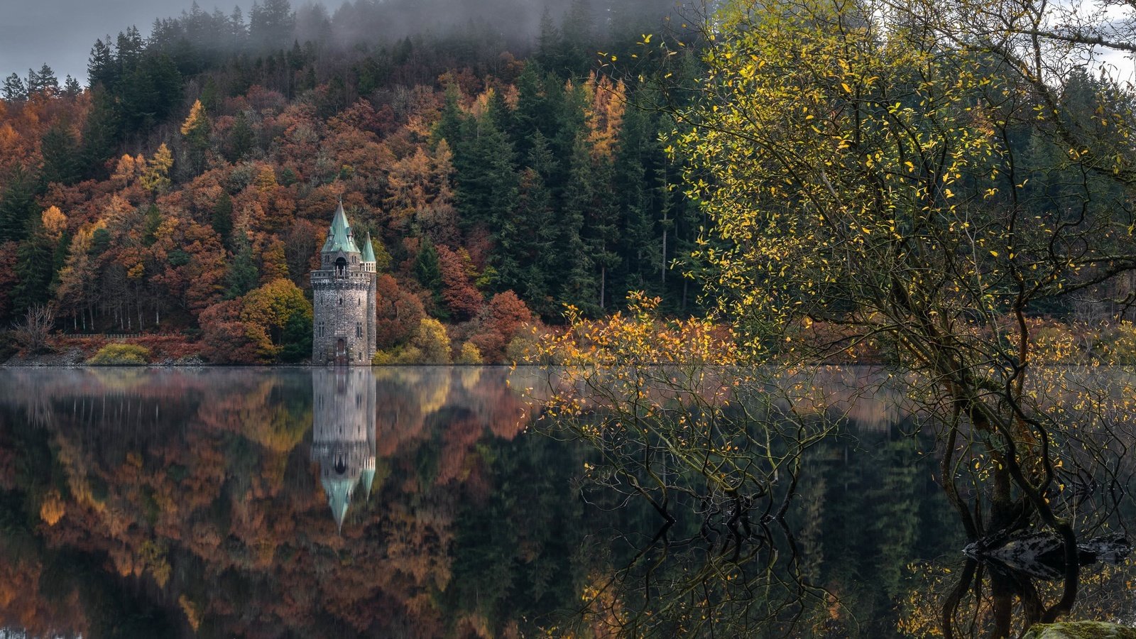 Обои озеро, природа, lake, nature разрешение 2048x1300 Загрузить