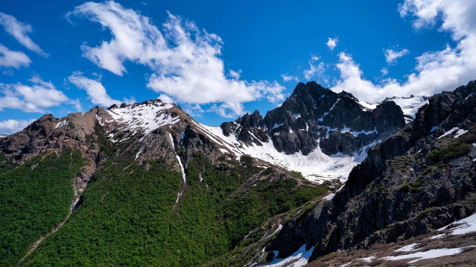 Обои горы, снег, пейзаж, аргентина, патагония, mountains, snow, landscape, argentina, patagonia разрешение 5120x3415 Загрузить