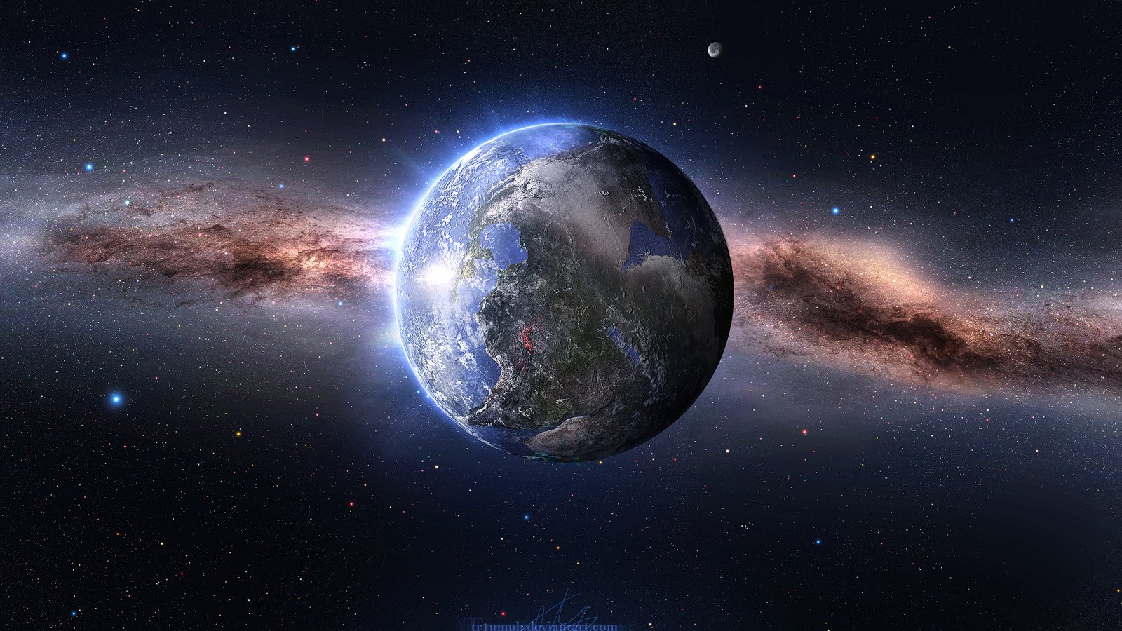 Обои земля, космос, звезды, планета, millions of years, earth, space, stars, planet разрешение 1920x1200 Загрузить