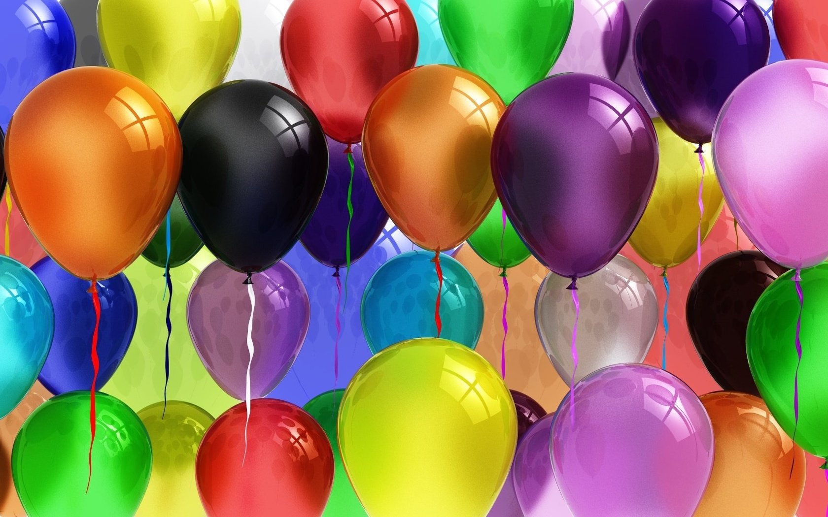 день рождения воздушные шары