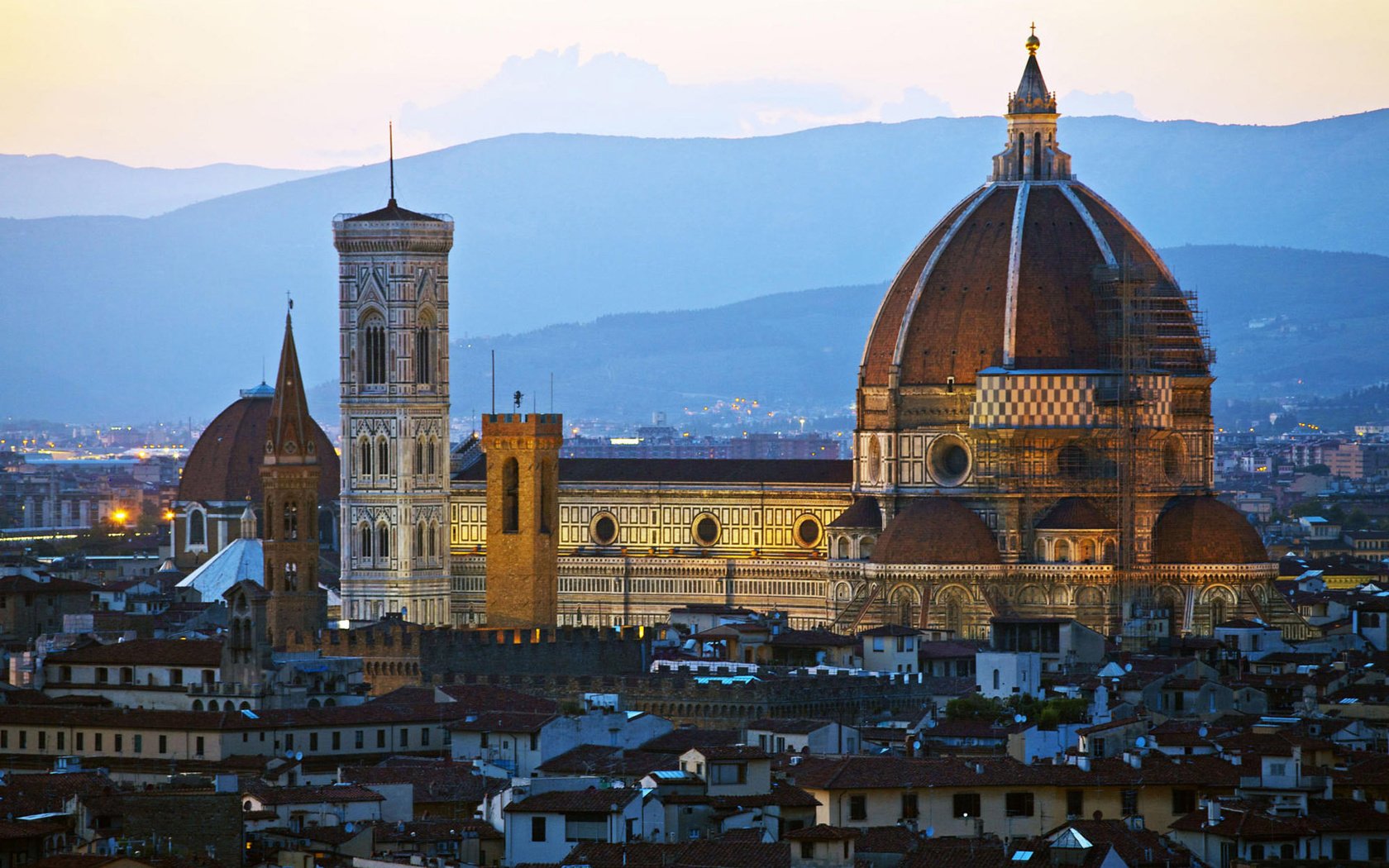 Обои собор, дома, италия, флоренция, санта мария дель фьоре, cathedral, home, italy, florence, santa maria del fiore разрешение 1920x1200 Загрузить