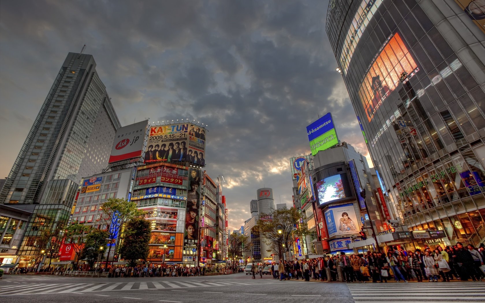 Обои закат, японии, shibuya, sunset, japan разрешение 5616x3744 Загрузить