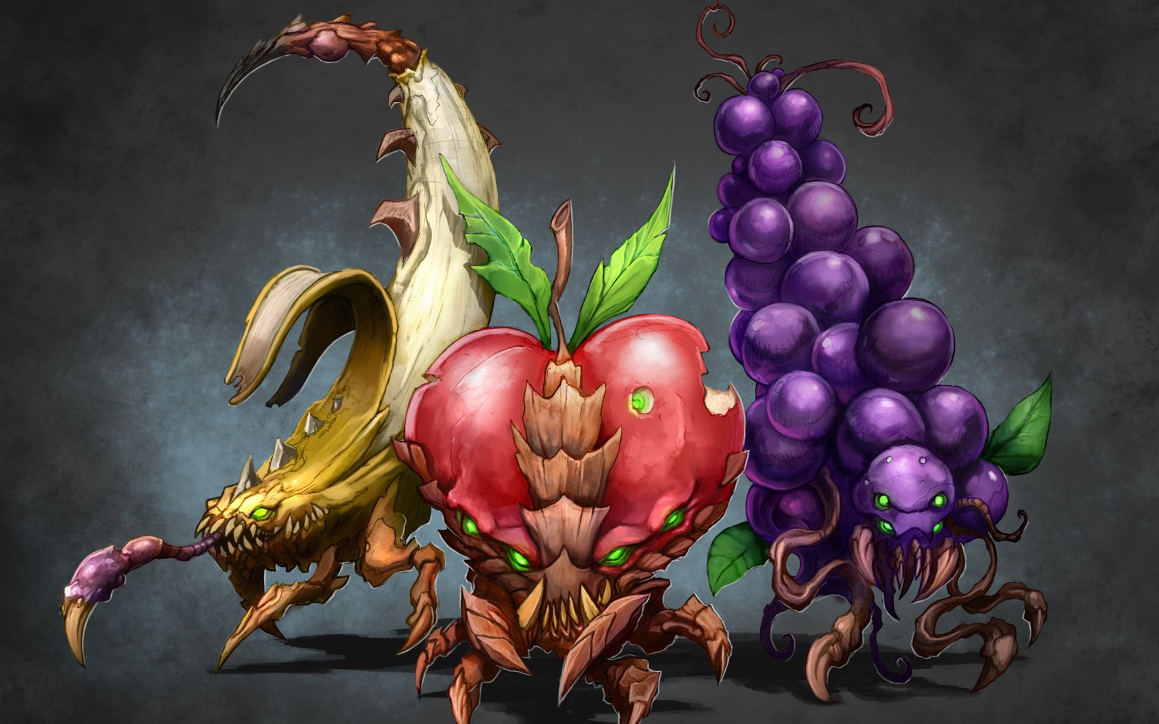 Обои фрукты, starcraft2, зерг, fruit-dealer, fruit, zerg разрешение 3124x2512 Загрузить