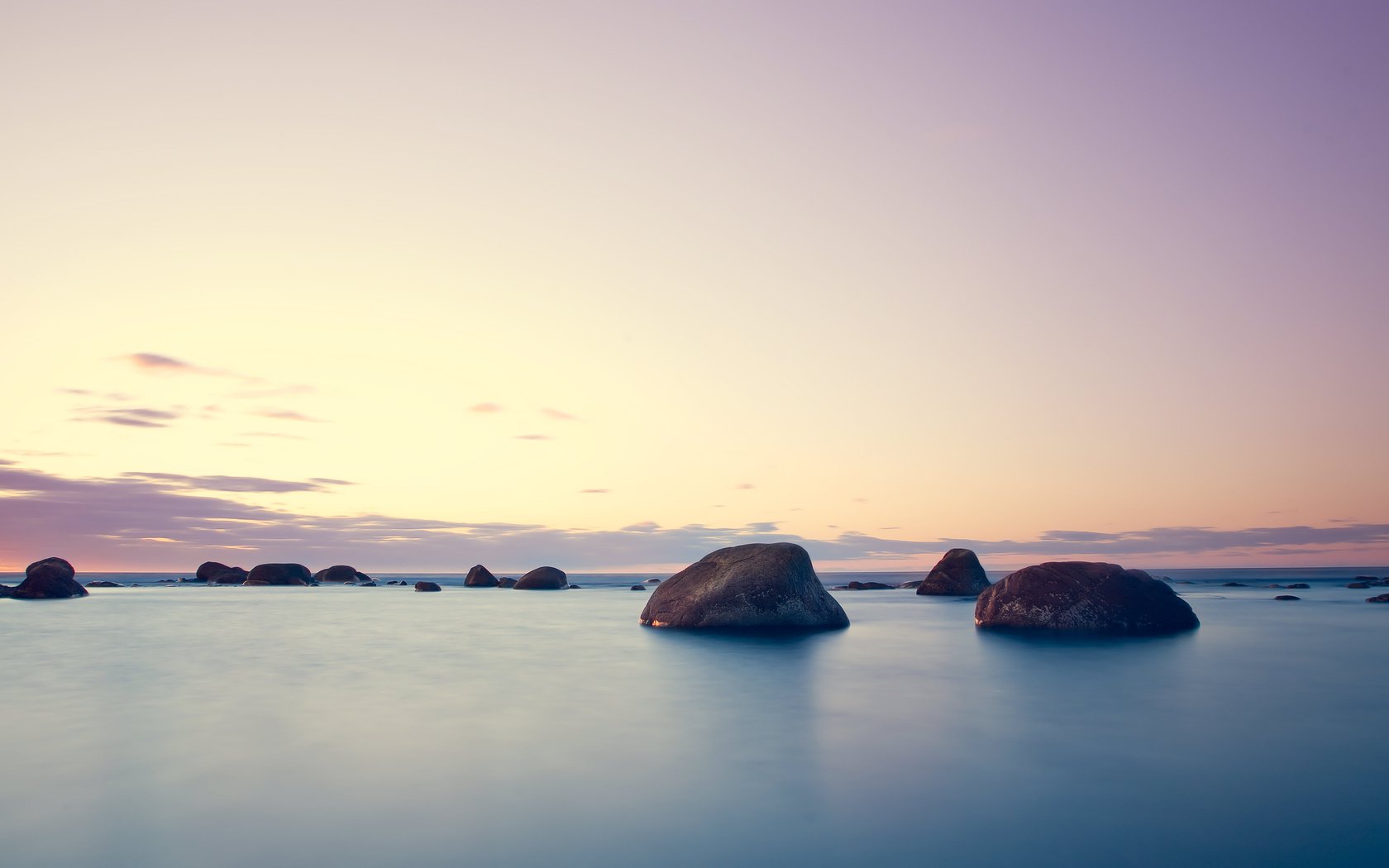 Обои небо, камни, закат, море, the sky, stones, sunset, sea разрешение 4316x2427 Загрузить