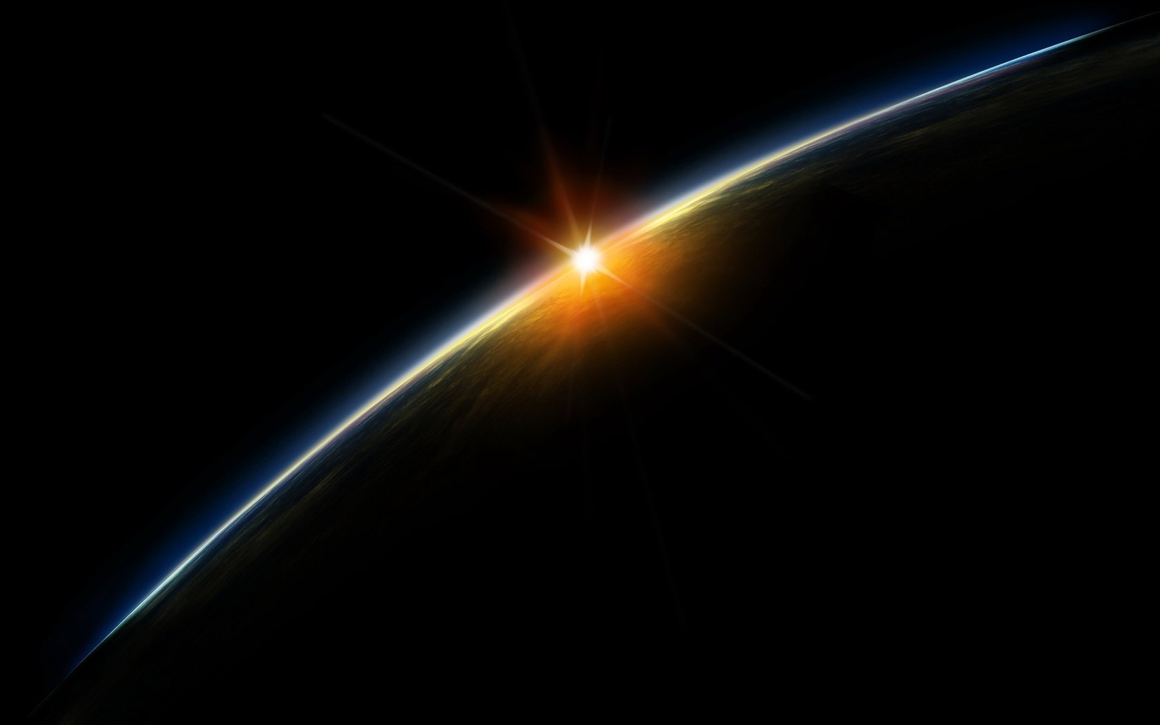 Обои солнце, планета, the sun, planet разрешение 2560x1600 Загрузить